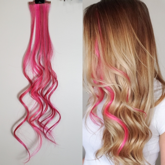 Euronext Pink Tape-In Human Hair Extensions - Picture 4 of 14